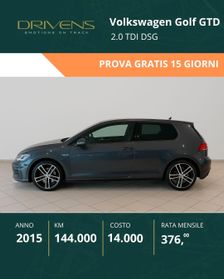 Volkswagen Golf GTD 2.0 TDI DSG 3p. BlueMotion Technology