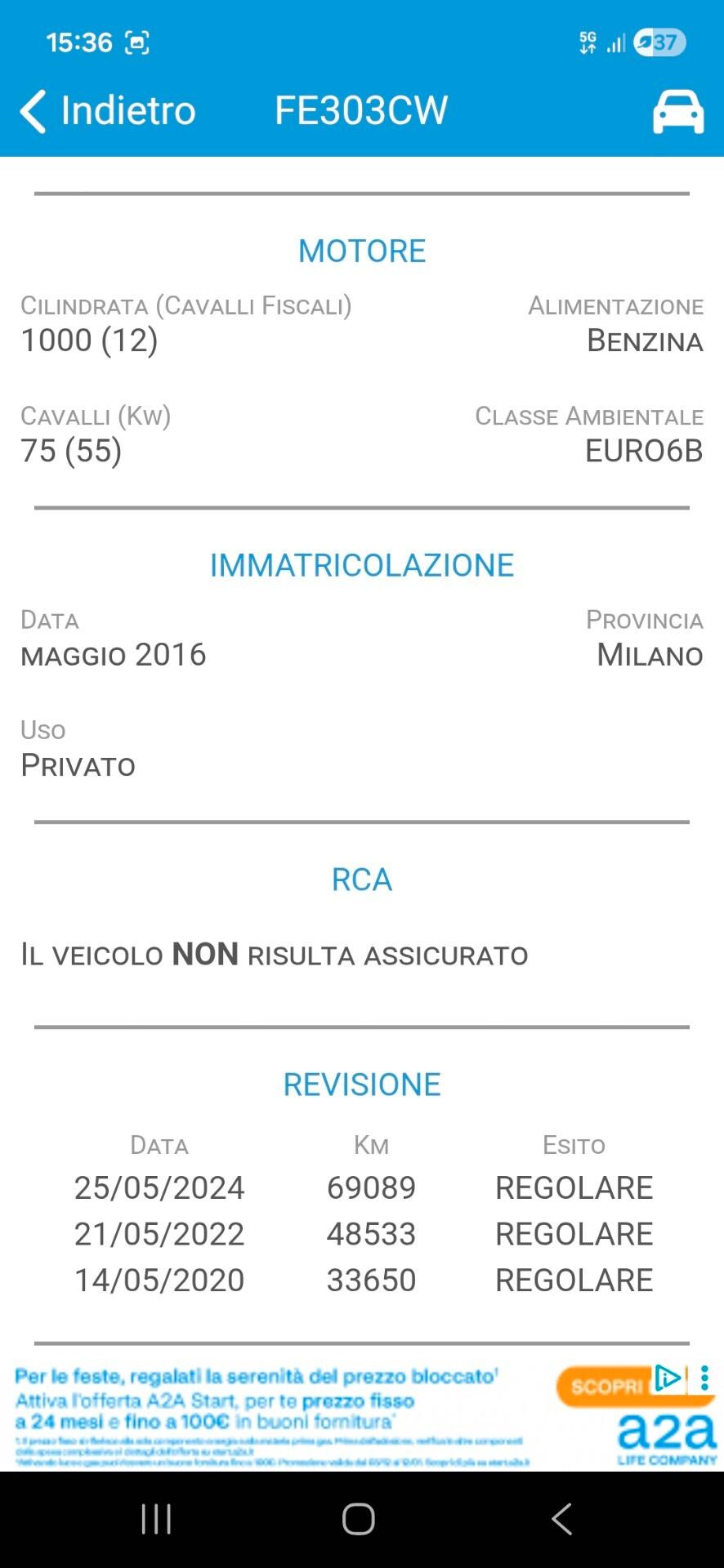 Opel Karl 1.0 75 CV aut. Innovation PREZZO REALE!UNICO PROPRIETARIO!!GARANZIA 12 MESI!!AUTOMATICA!!