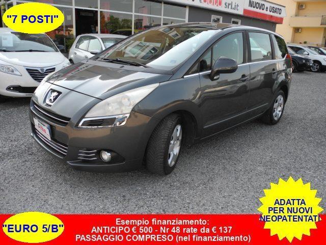 PEUGEOT 5008 1.6 HDi 112cv -7 POSTI-Unica Proprietaria-EURO 5/B