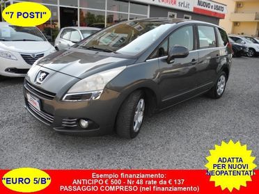 PEUGEOT 5008 1.6 HDi 112cv -7 POSTI-Unica Proprietaria-EURO 5/B