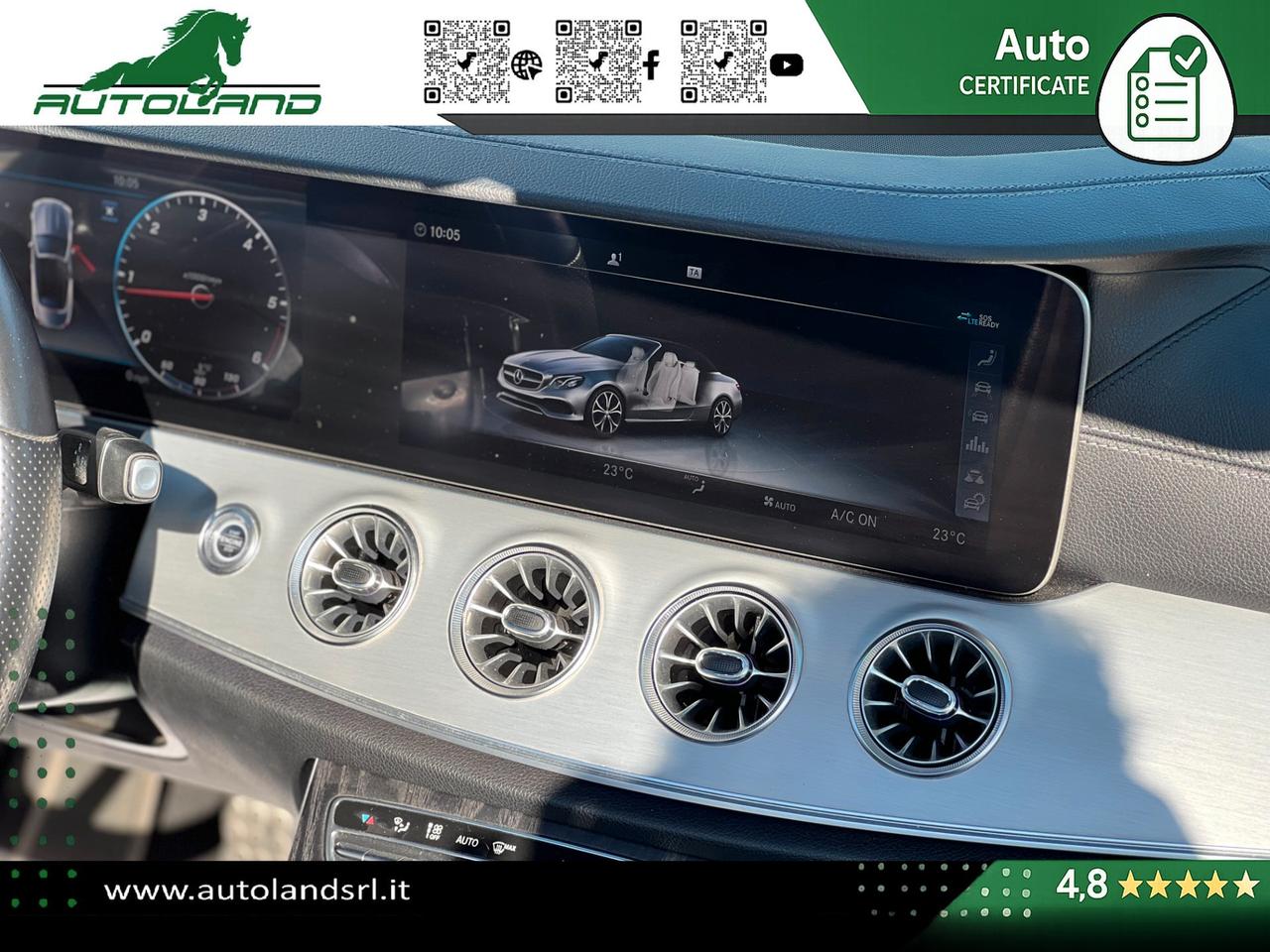 Mercedes E 220 Premium Plus 9G-Tronic Plus Cabrio