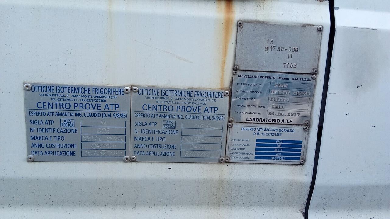 Fiat Ducato 2011 doppio frigorifero isotermico