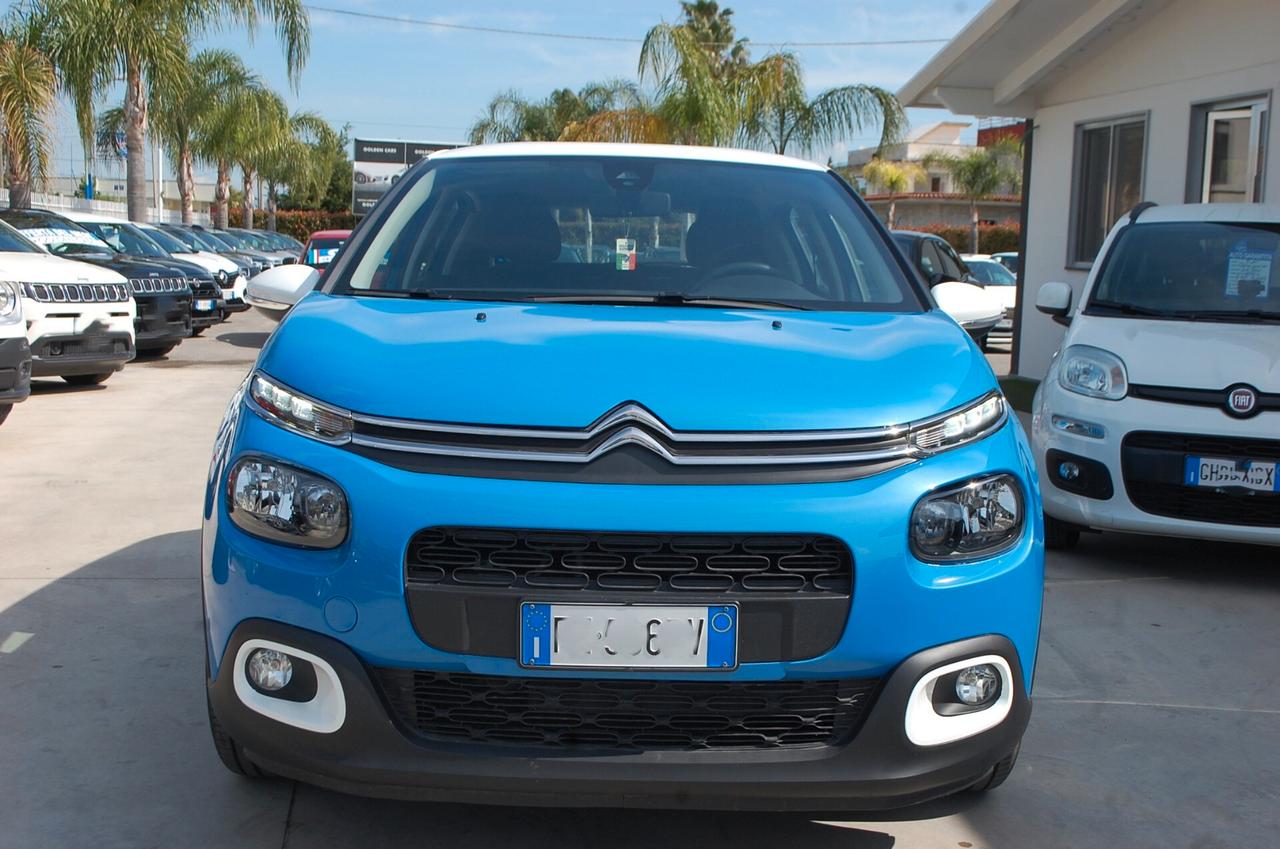 Citroen C3 1.2 puretech 83CV Feel S&S Uff Italy Bicolor USB