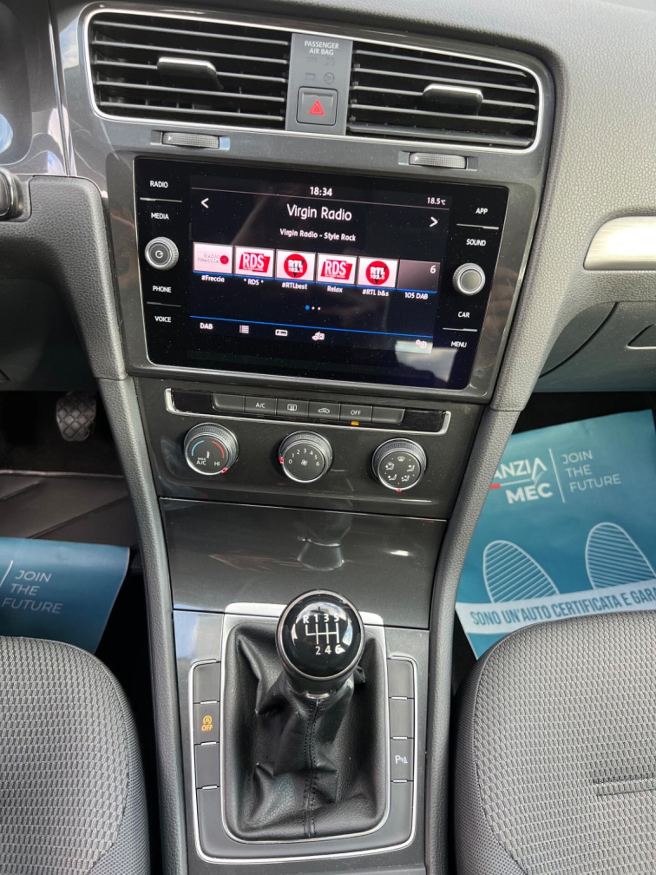 Volkswagen Golf 1.5 TGI 5p. Executive Metano / Benzina