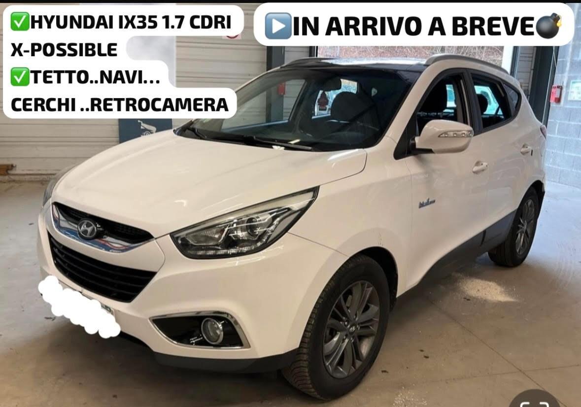 HYUNDAI IX35 1.7 CDRI 115 CV 2WD TETTO NAVI RETROCAM.