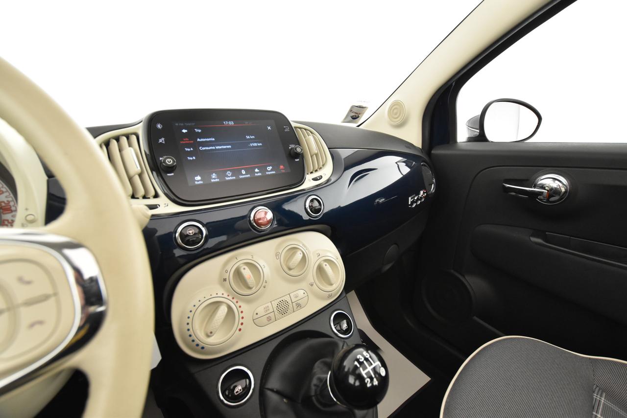 FIAT 500C 1.2 Lounge 69cv NEOPATENTATI+BLUETOOTH