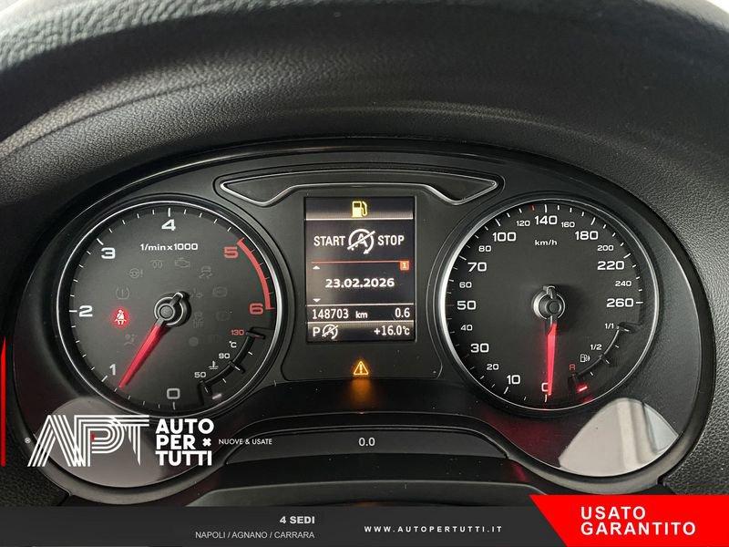 Audi A3 A3 Sportback 1.6 tdi Ambition 110cv s-tronic E6