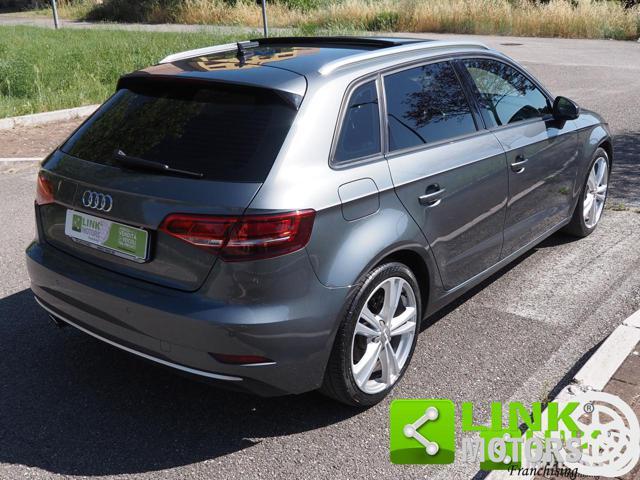 AUDI A3 Sportback S LINE-C/TETTO RISC.SEDILI PROMO FINANZIAMENTO