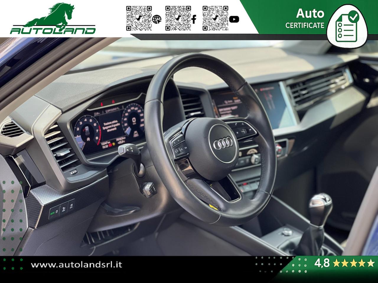 Audi A1 Sportback 30 1.0 tfsi Admired 110cv