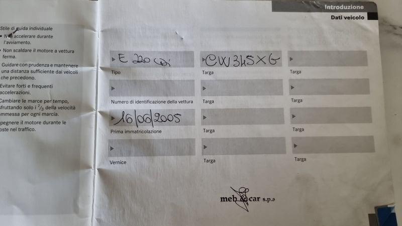 Mercedes-Benz Classe E E 220 cdi Elegance