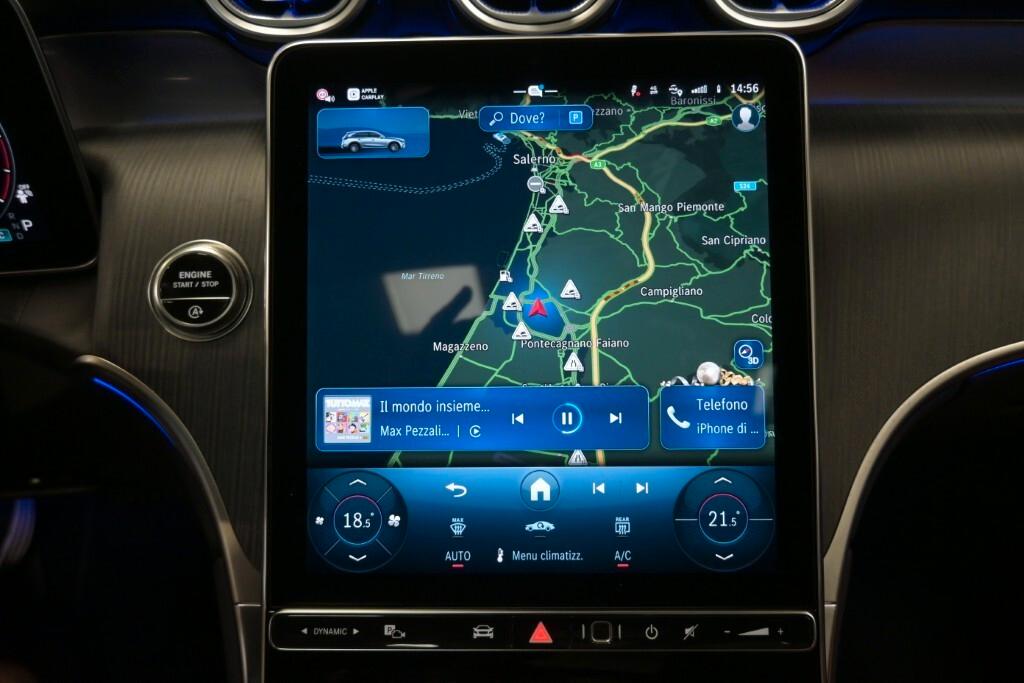 MERCEDES-BENZ GLC 200D 4MATIC MILD HYBRID 163CV AUTOMATIC AMG LINE ADVANTACED PLUS ( DISTRONIC - TELECAMERA 360 - PARK ASSIST - NAVI PREMIUM - MIRROR - AMBIENT LIGHTS - TETTO APRIBILE - FARI LED - CERCHI 20 )