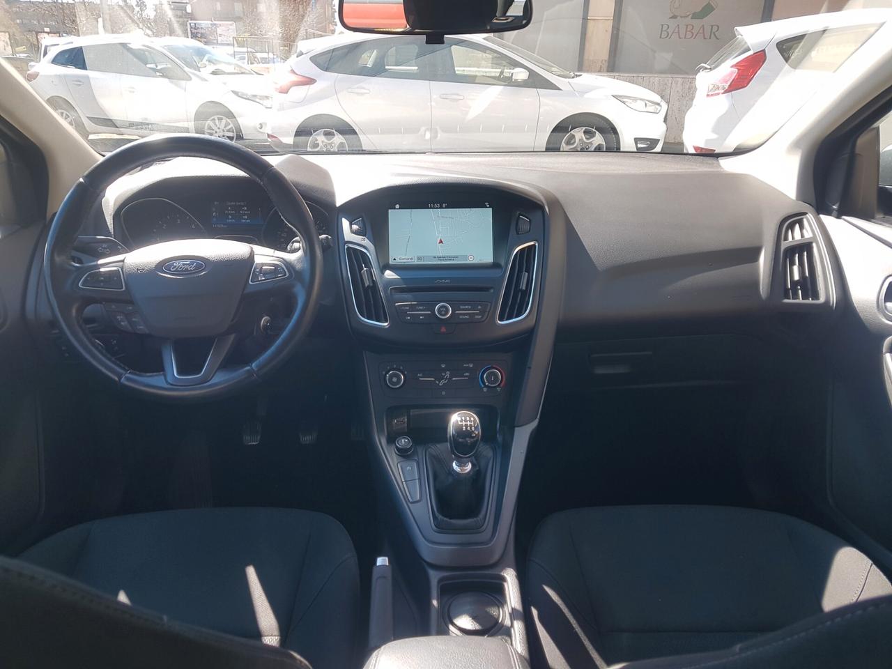 FORD FOCUS SW 1500 TDCI 120 CV NAVI KM CERTIFICATI