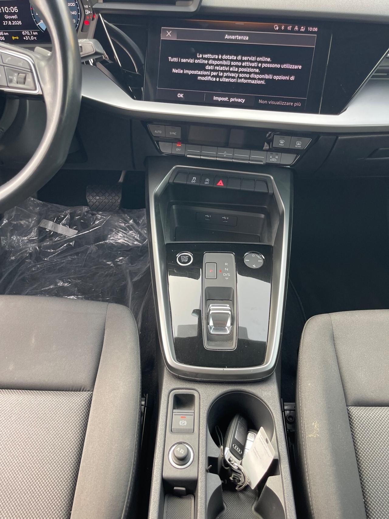 Audi A3 SPB 35 TDI S tronic Business Advanced KM CERTIFICATI!!!