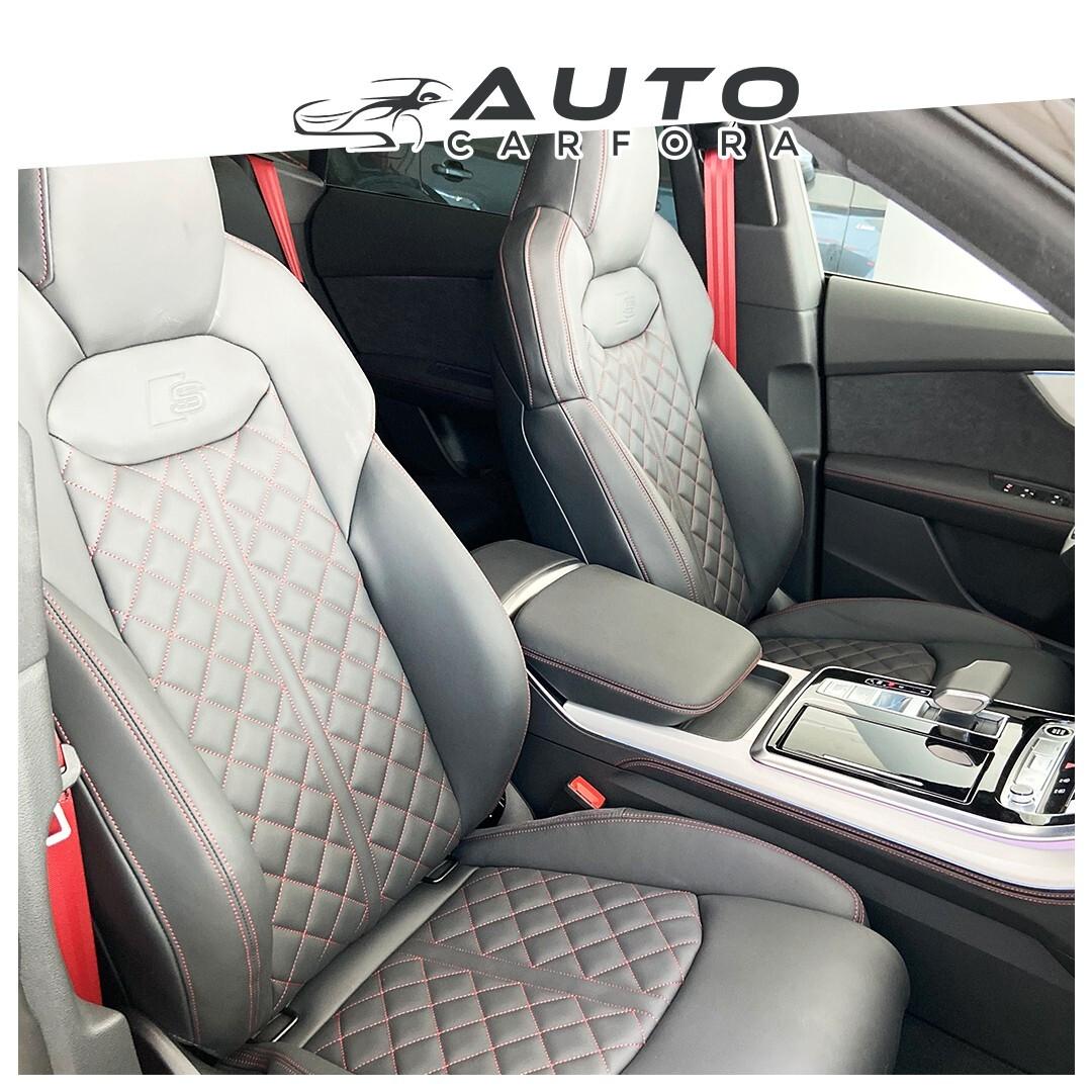 Audi Q8 50 TDI 286 CV blak line R23/TETTO/CUCUTURE IN ROSSO