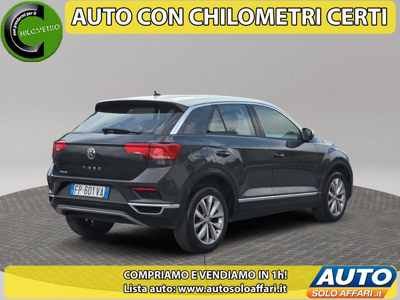 Volkswagen T-Roc 1.0 TSI STYLE 115CV EURO6B CARPLAY/ADAPTIVE CRUISE/DISTRIBUZIONE FATTA