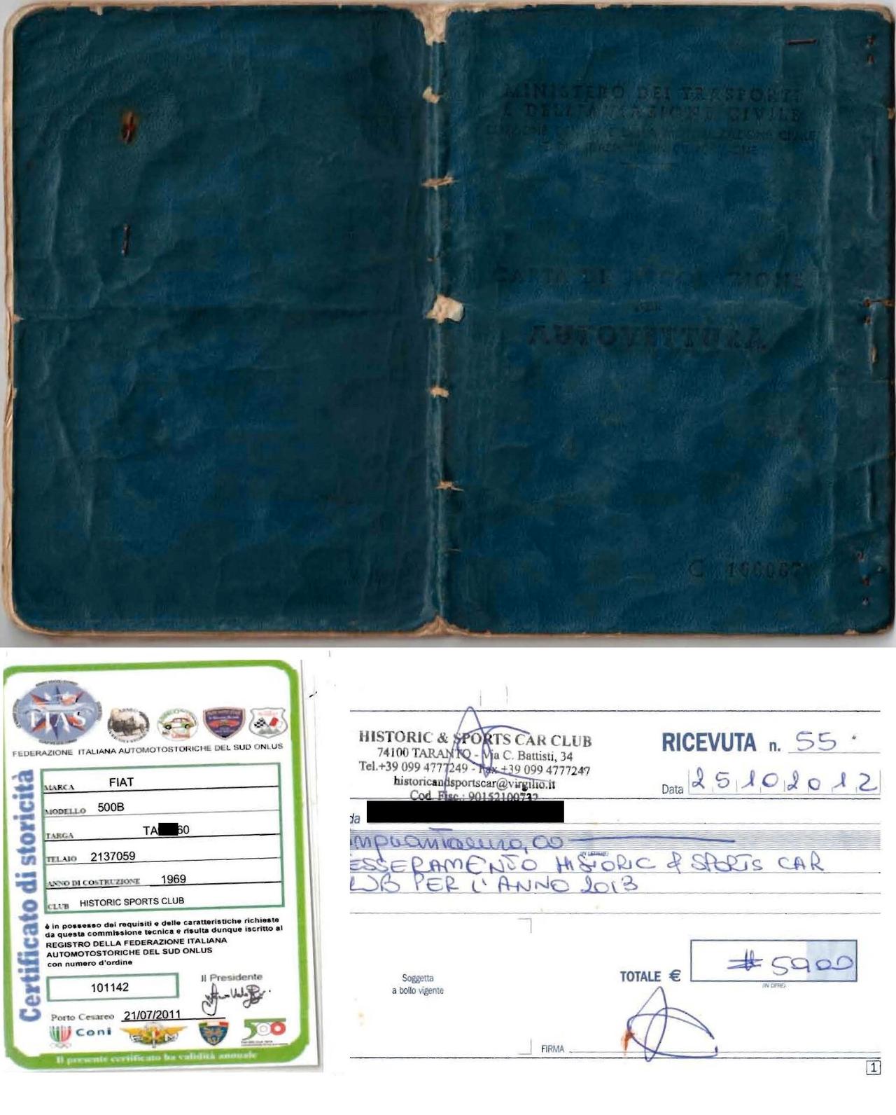 Fiat 500L 500 L D'EPOCA