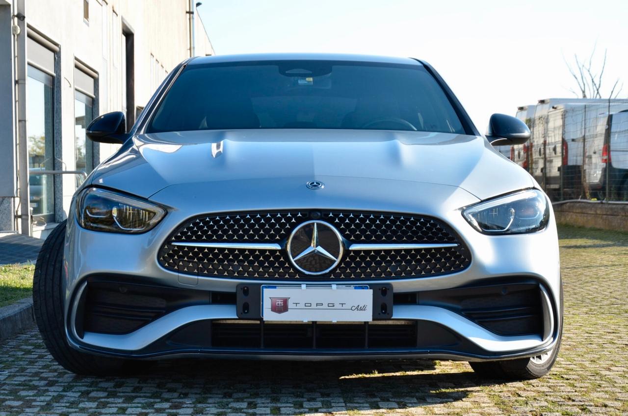MERCEDES-BENZ C220d MHEV MILD HYBRID PREMIUM AMG LINE 197cv AUTO, UFF ITALIANA, SERVICE MERCEDES, HI-FI PREMIUM, FARI HIGH BEAM, RETROCAMERA, PERMUTE