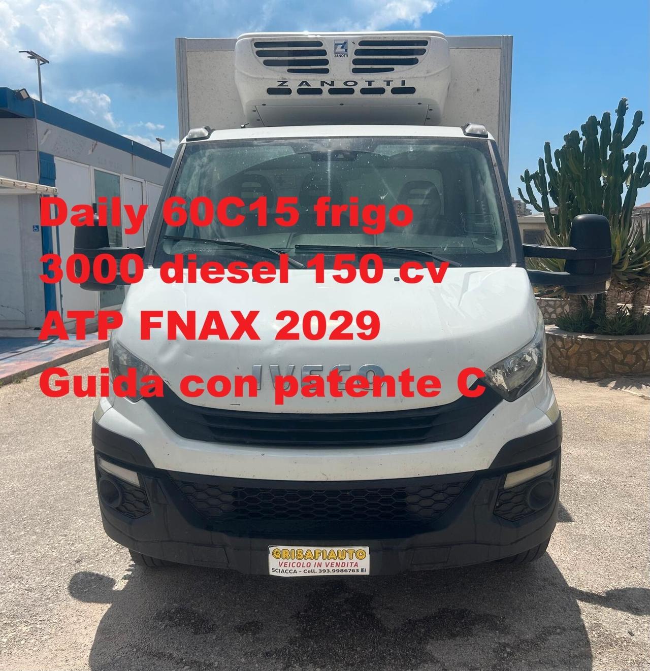 Iveco DAILY 60C15 FRIGO ATP 2029