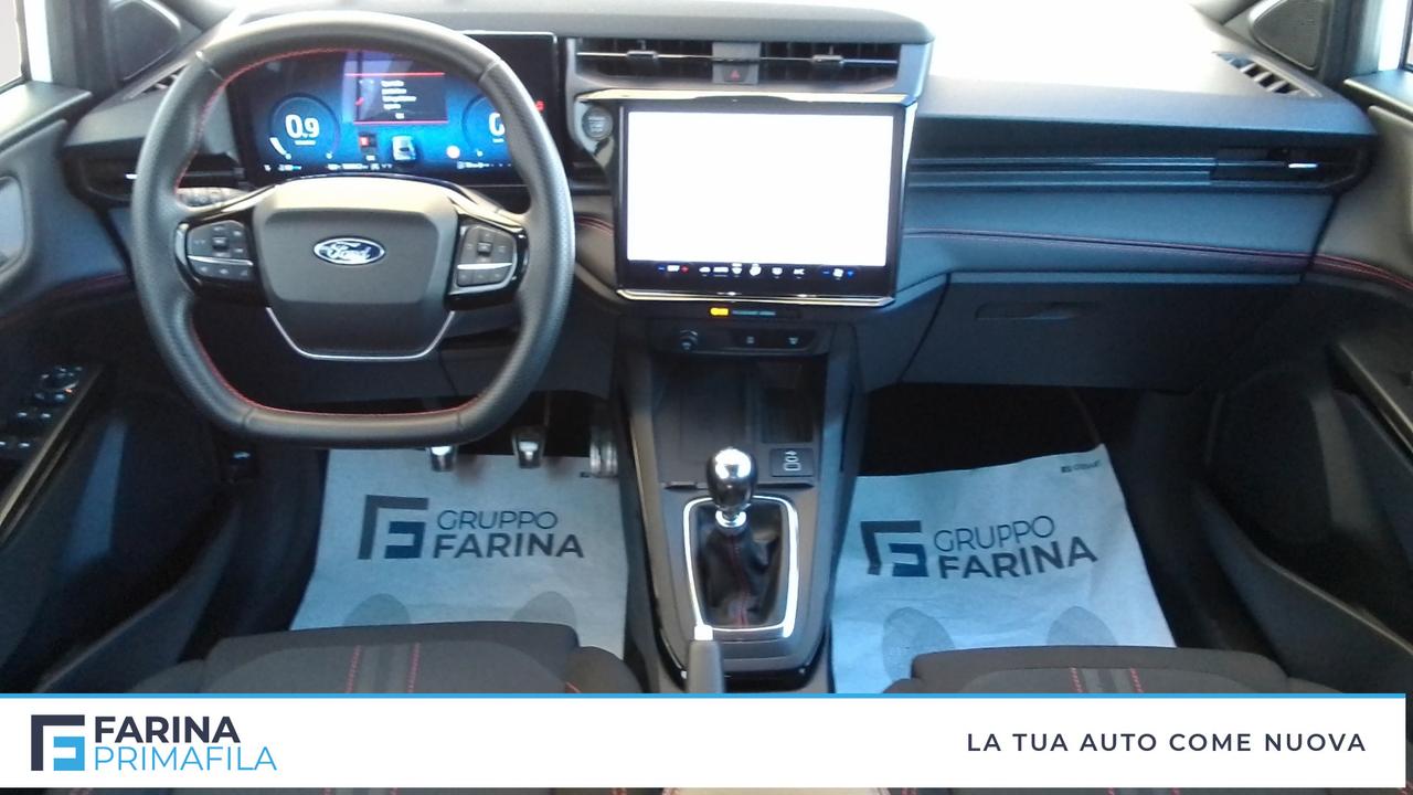 FORD Puma ST-Line 1.0 EcoBoost Hybrid 125CVTrasmissione manuale a 6 rapporti Trazione anteriore