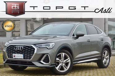 AUDI Q3 SPORTBACK 35 2.0 TDI SLINE INT EXT S-TRONIC 150cv, GARANZIA UFF AUDI, UFF ITALIANA, TUTTI SERVICE UFF AUDI, EURO 6D, 19", NAVI, PERMUTE