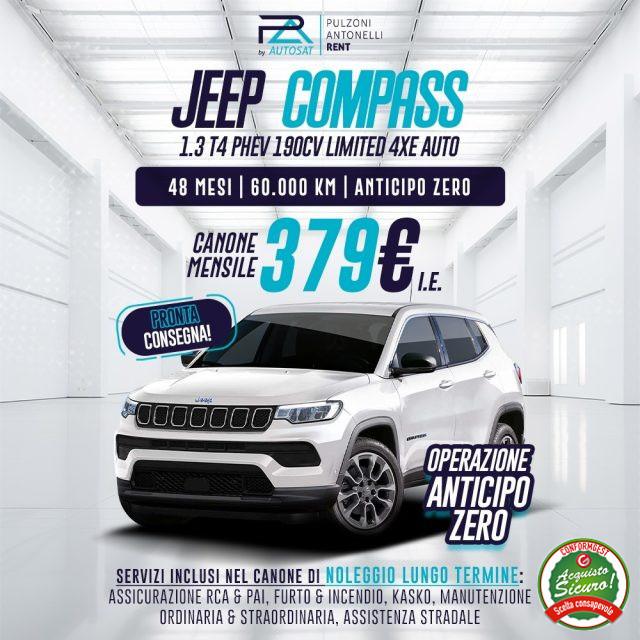 JEEP Compass 1.3 Turbo T4 190 CV PHEV LIMITED 4XE AUTO