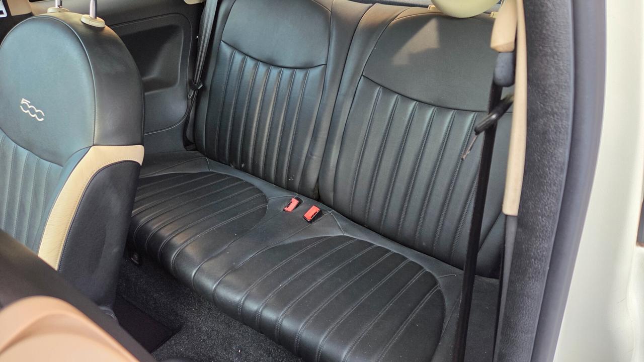 Fiat 500 1.2 GQ interni pelle