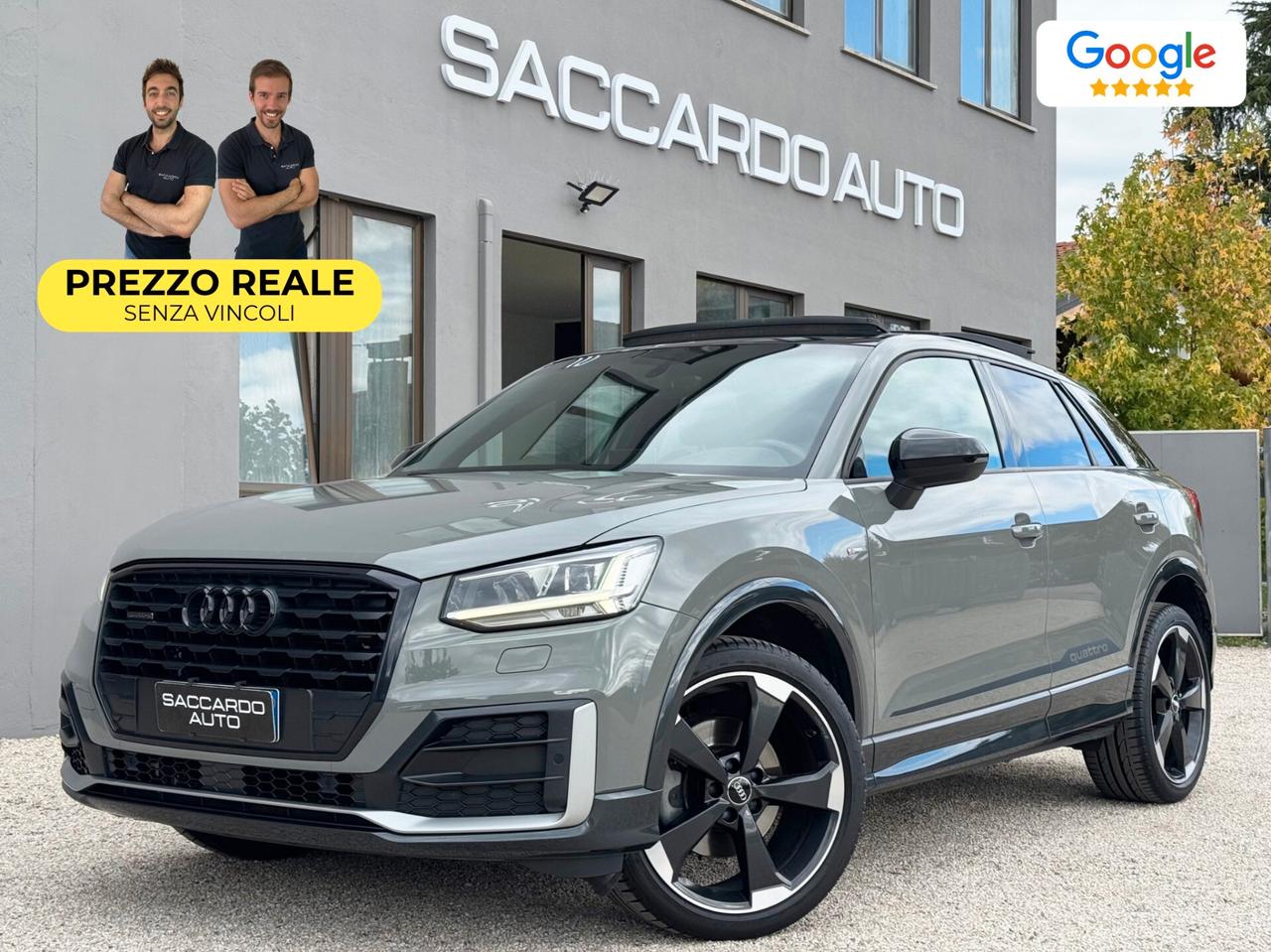 Audi Q2 2.0 TDI Identity Black S line Quattro 150cv | PREZZO REALE