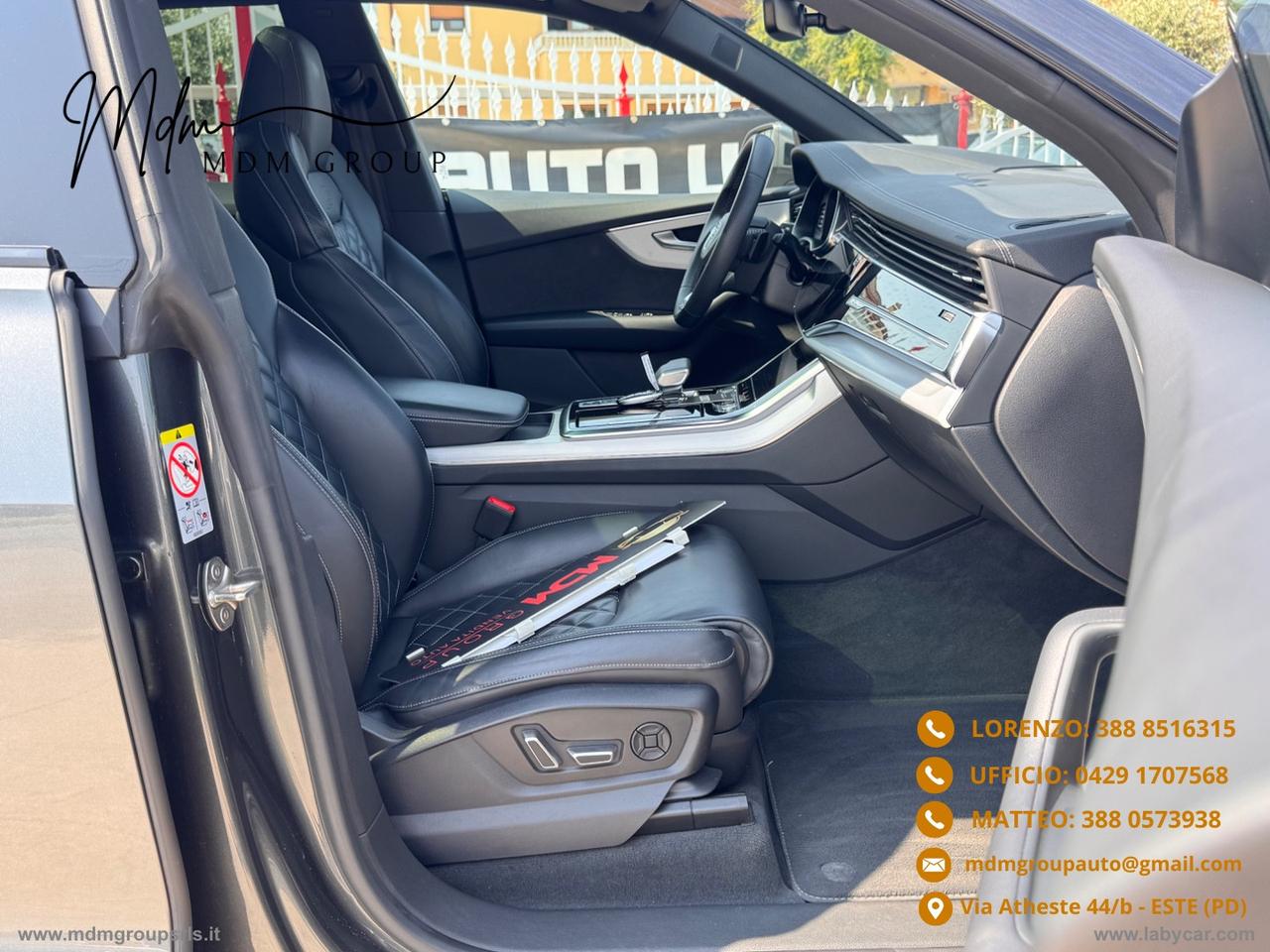 AUDI Q8 50 TDI 286 CV qu.tiptr. S line PLUS TAGLIANDI OFFICIALI