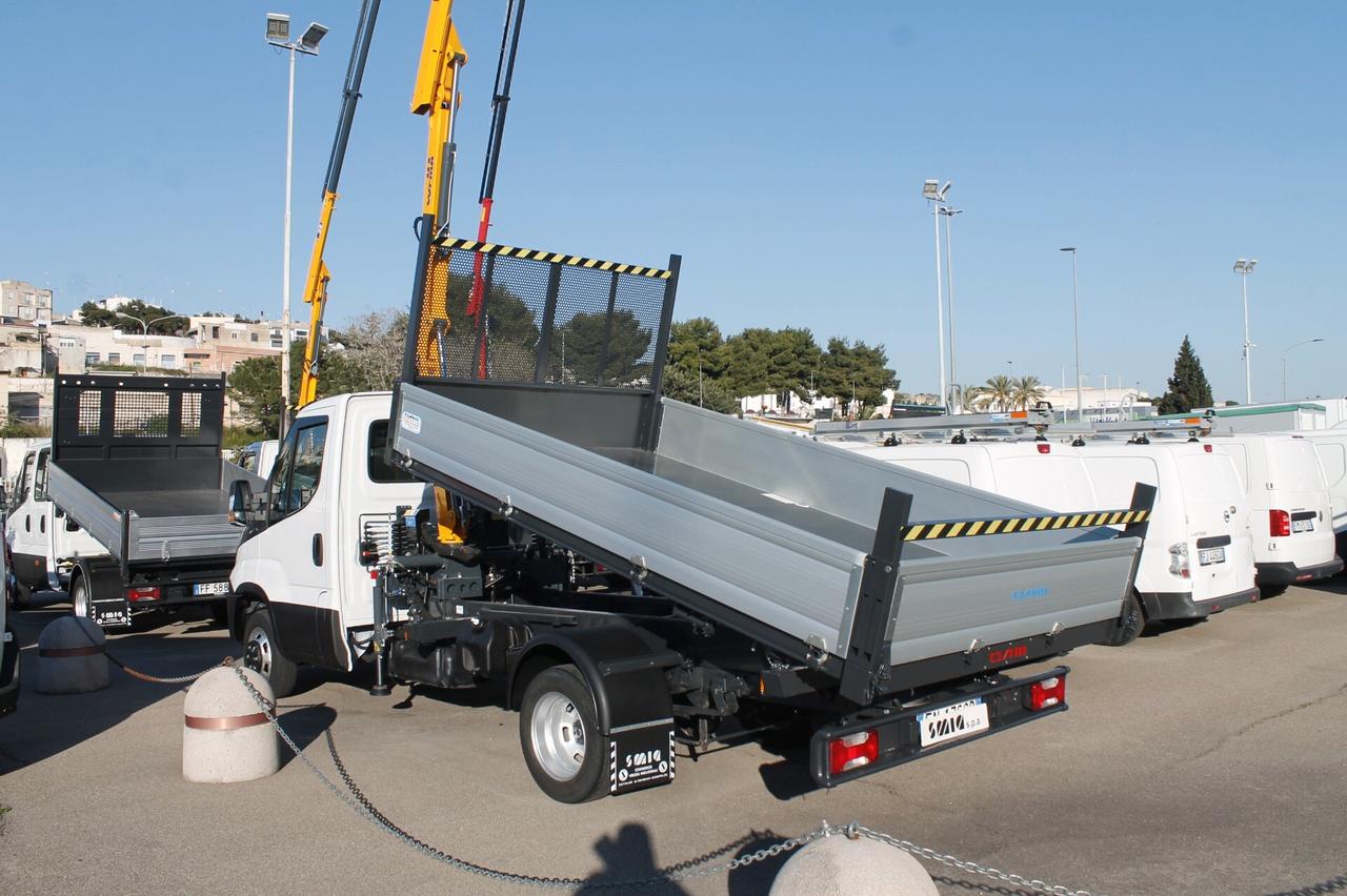 Iveco DAILY 35C14 CON CASSONE RIBALTABILE E GRU' NUOVA DI FABBRICA