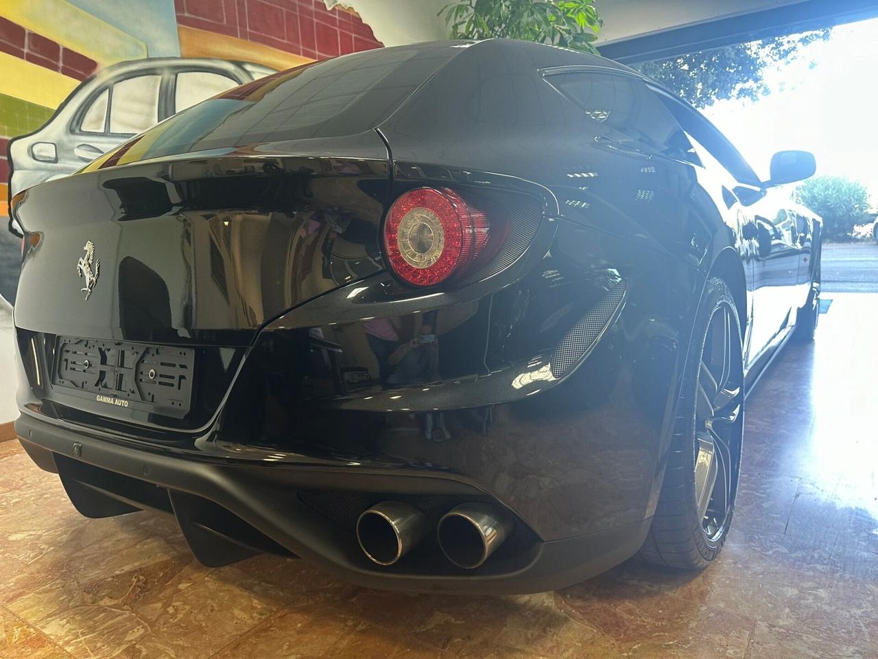 FERRARI FF V12 F1 NERO MET PELLE NERA NAVI KAMERA TETTO PANORAMICO LIFT 24 MESI POWER FERRARI FATTURABILE IVA 135.000 NETTO EXPORT