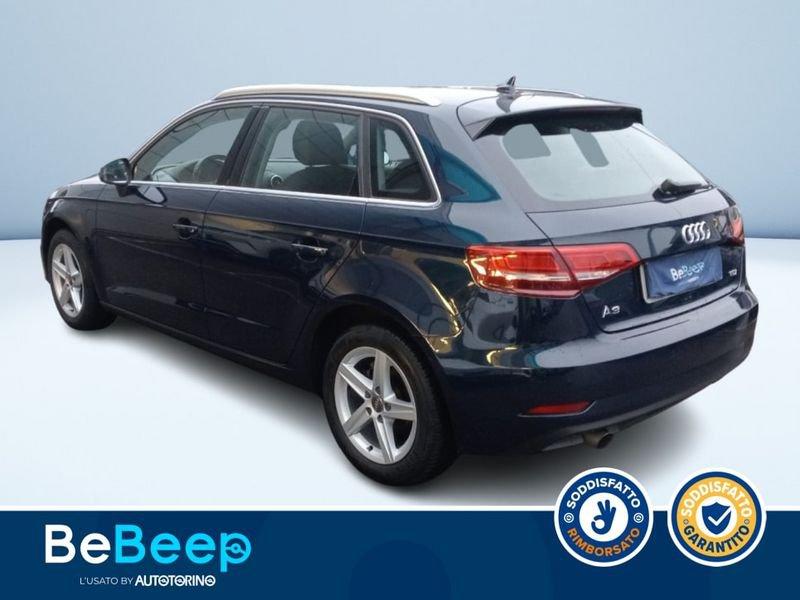 Audi A3 SPORTBACK 1.6 TDI SPORT 110CV S-TRONIC