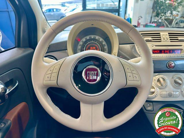 FIAT 500 1.2 Lounge *NEOPATENTATI*PELLE FRAU*BLUE&ME*