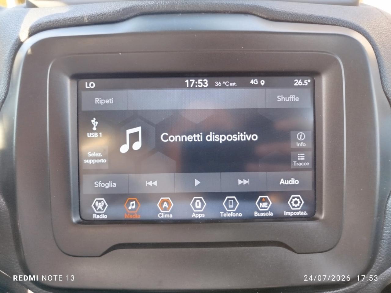 RENEGADE LIMITED 150cv AUTOM *PREZZO VERO* UNIPRO -54000 KM