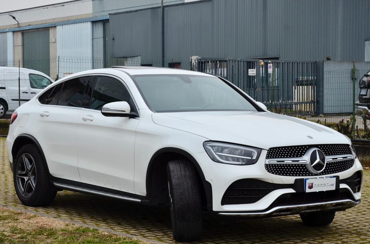MERCEDES-BENZ GLC COUPE 200d PREMIUM 4MATIC 163cv AUTO, IVA ESPOSTA, UNICO UTILIZZATORE, SERVICE MERCEDES, TETTO, SOSPENSIONI PNEUMATICHE, NAVI, RETROCAMERA, PERMUTE