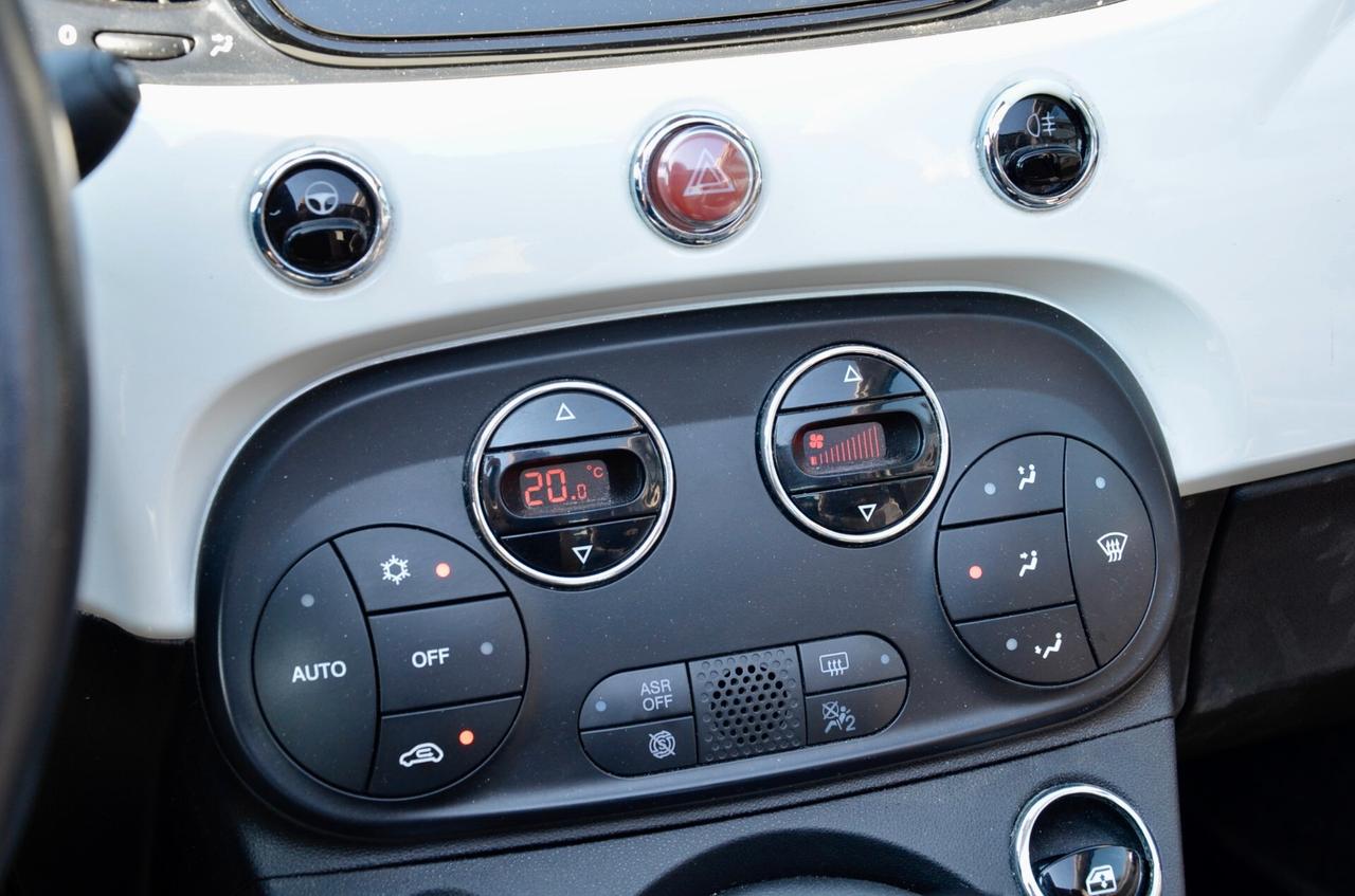 FIAT 500C 1.2 69cv LOUNGE CABRIO , OK NEOPATENTATI , MONITOR 7" , PERMUTE