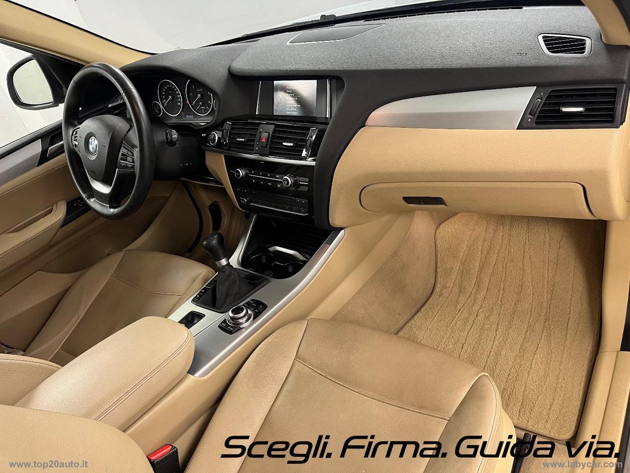 BMW X3 XDrive20d XLine|PELLE TOTALE|8 GOMME