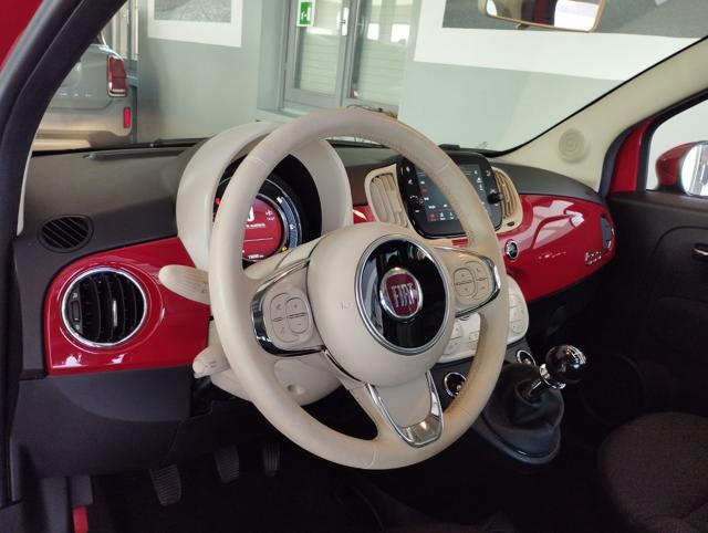 FIAT 500 Hybrid LOUNGE Cerchi16-Clim.Aut-NAVI-CARPLAY-Tetto