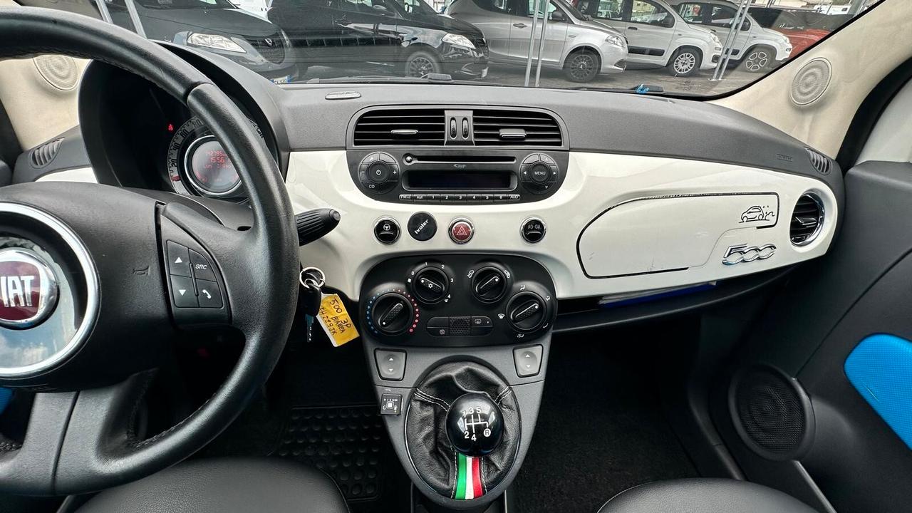 Fiat 500 1.2 SPORT/LOUGE GPL KM CERTIFICATI-UNICO PROPRIETARIO-BOMBOLA GPL CHE SCADE NEL 2031
