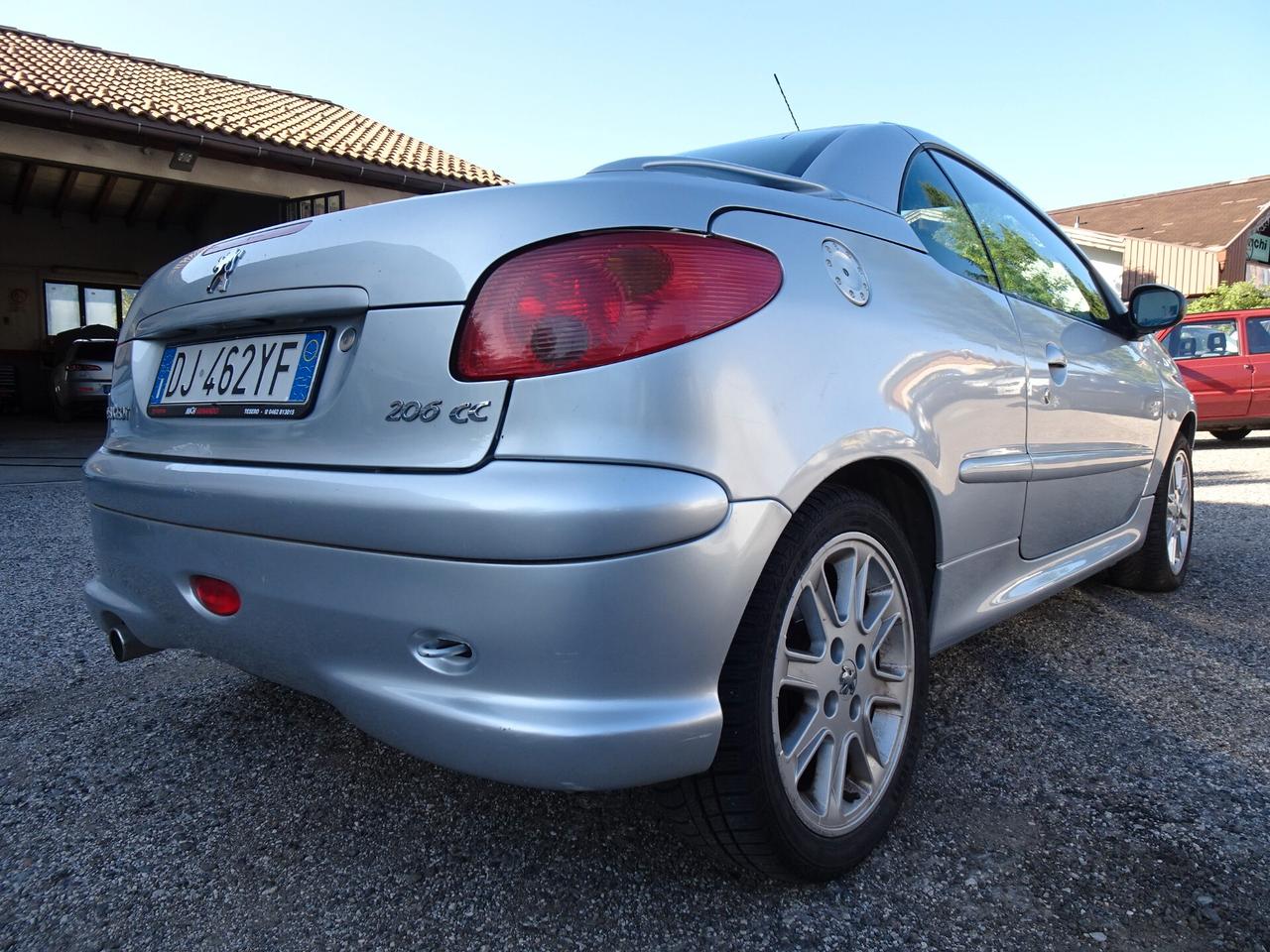 Peugeot 206 1.6 16V CC Enfant Terrible LEGGERE ANNUNCIO