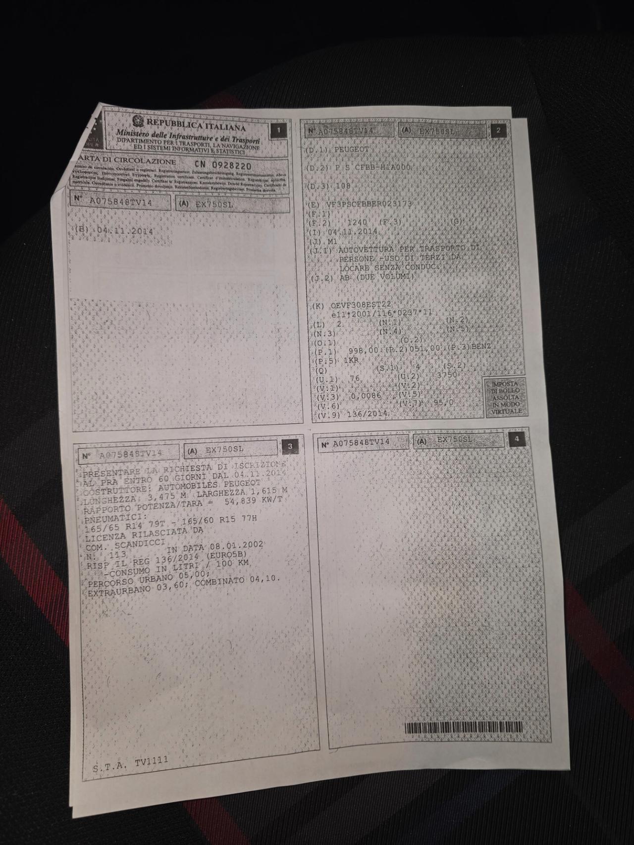 Peugeot 108 1.0 68cv 5 porte Allure TOP! Perfetta e garantita 12M