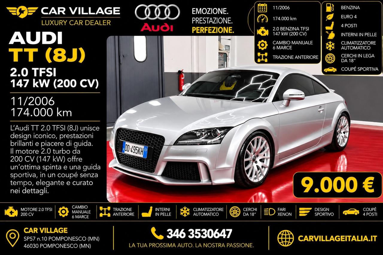 Audi TT Coupè 2.0 TFSI S tronic