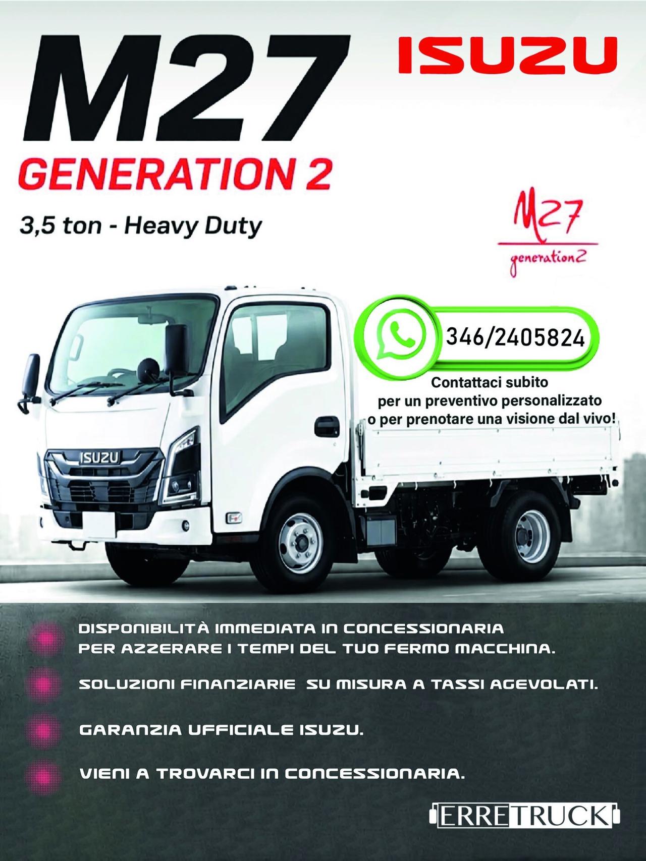 Isuzu M27 3.0 TDI 150CV Cabinato PASSO E 2.475mm