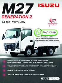 Isuzu M27 3.0 TDI 150CV Cabinato PASSO E 2.475mm