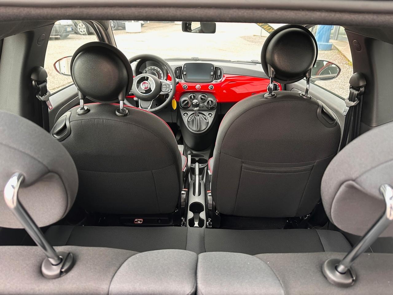 Fiat 500 1.0 Hybrid Red