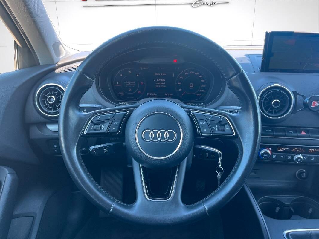 Audi A3 Sportback 2.0 tdi Sport 150cv - gancio traino