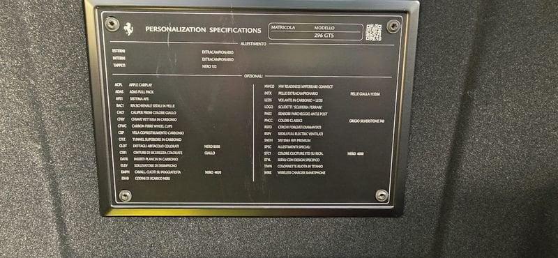 Ferrari 296 GTS 3.0 Hybrid DCT GTS