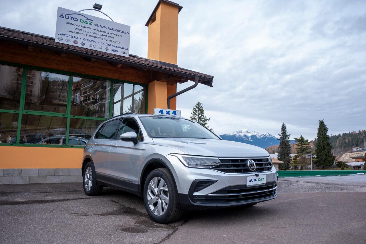 Volkswagen Tiguan 2.0 TDI 150 CV DSG 4MOTION - 2021