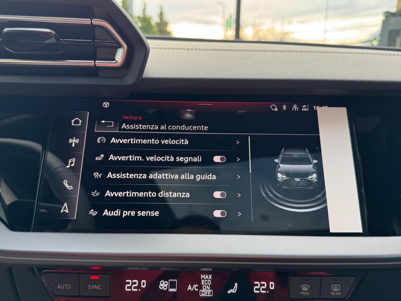 Audi A3 Sportback 2.0 tdi S line edition 150cv s-tronic