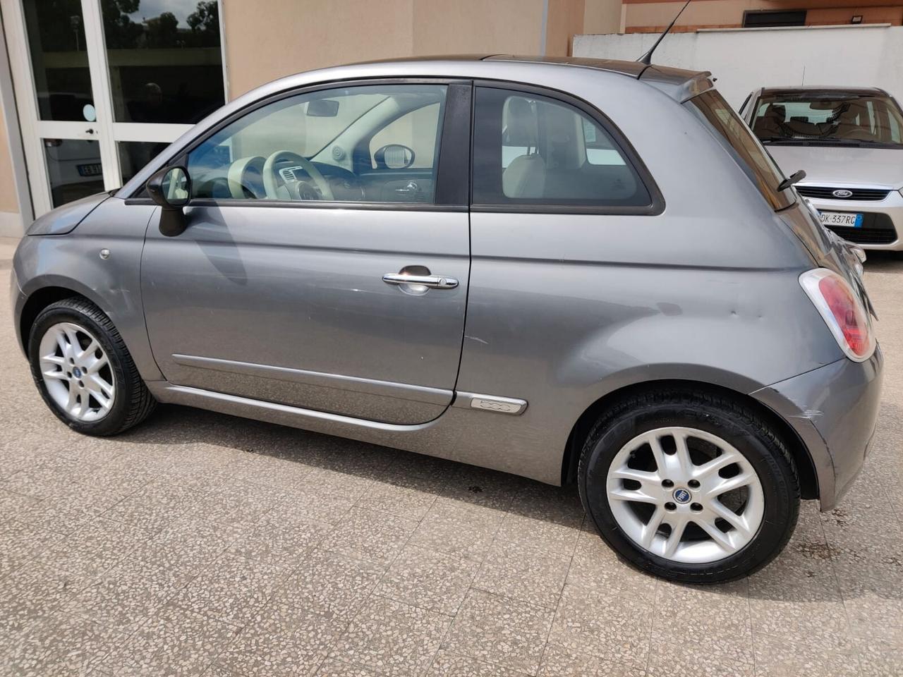 Fiat 500 1.2 benzina tetto panoramico