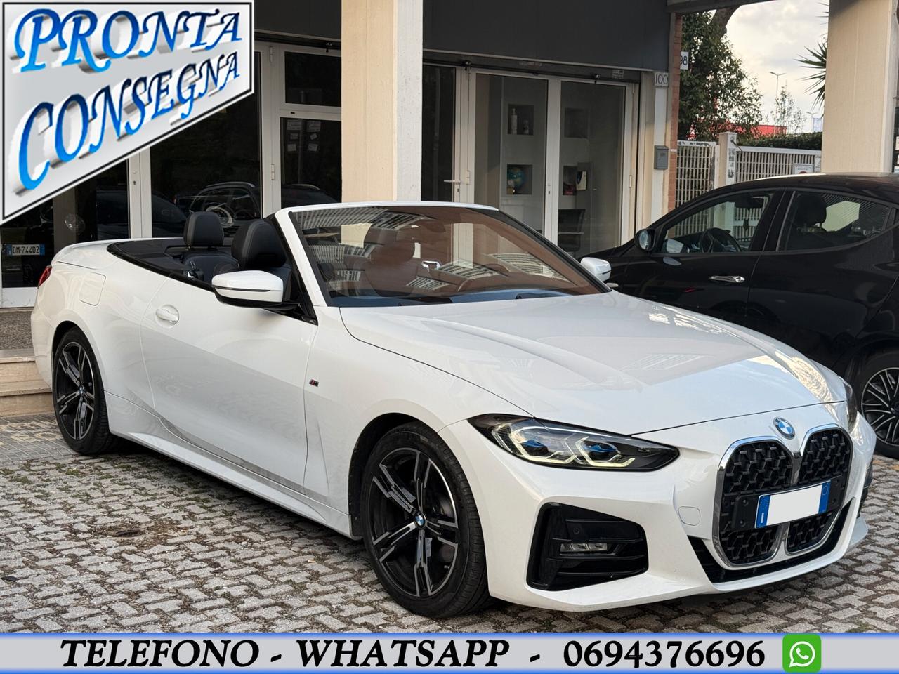 Bmw 420 i M Sport Cabrio full optional prezzo reale no vincolo finanziamento air scarf leve al volante